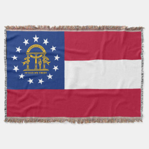 Georgia-Staats-Flagge Decke