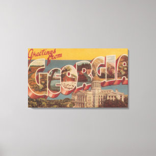 Georgia (Staats-Hauptstadt) - große Leinwanddruck