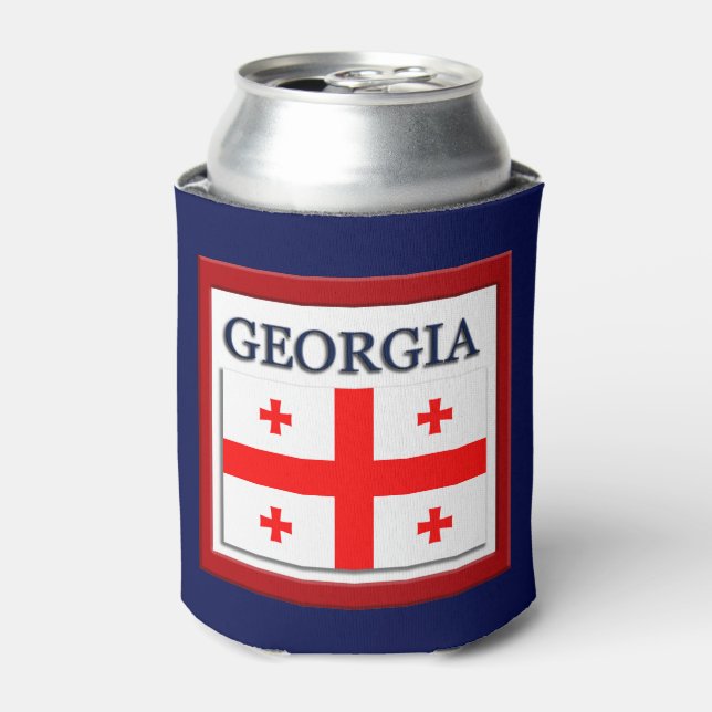 Georgia State Flag Design Dosenkühler (Kanne Vorderseite)