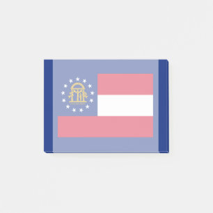 Georgia State Flag Design Post-it Klebezettel