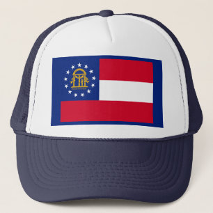 Georgia State Flag Design Truckerkappe