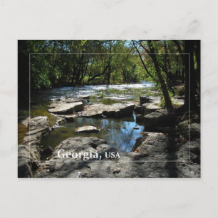 Georgia State Postcard Postkarte