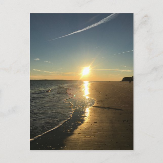 Georgia Sunset Postkarte (Vorderseite)