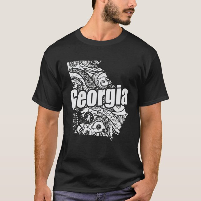 Georgia USA Staat T-Shirt (Vorderseite)