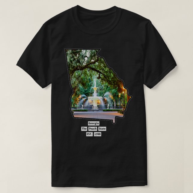Georgia USA T-Shirt (Design vorne)