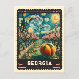 Georgia | Vincent Van Gogh Inspiriert Postkarte