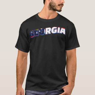 Georgia Vintager Stil Retro-Souvenir TShirt 1