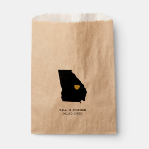 Georgia Wedor Favor Treat Sacks, Sacs Cadeaux