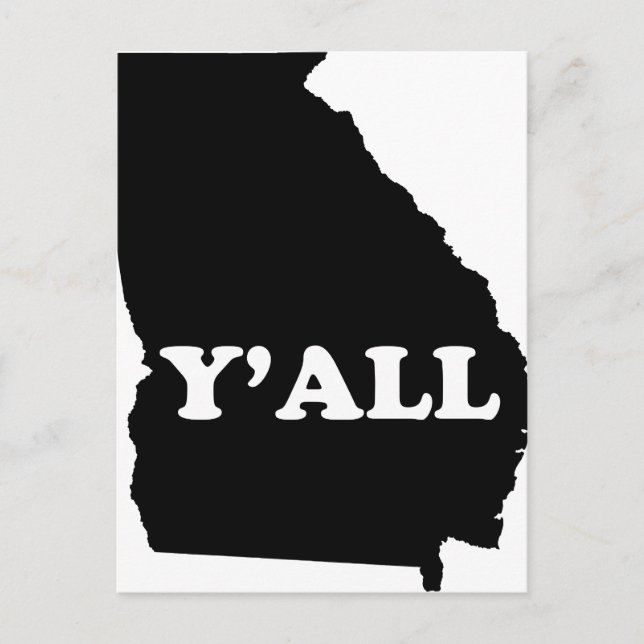 Georgia Yall Postkarte (Vorderseite)