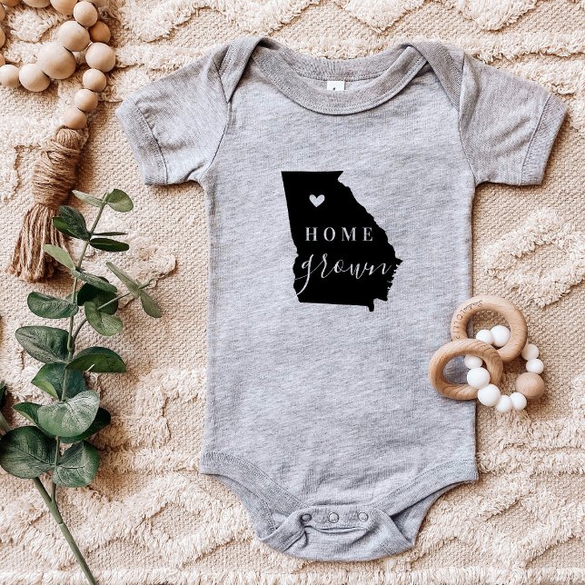 Georgia Zuhause Grown Staat T-Shirt Baby Strampler (Von Creator hochgeladen)