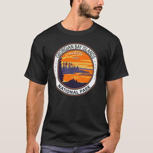 Georgian Bay Islands National Park Kanada Abzeiche T-Shirt (Vorderseite)