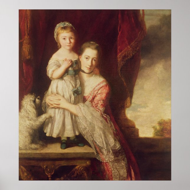 Georgiana, Countess Spencer mit Lady Poster (Vorne)