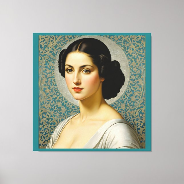 "Georgiana Ruth Cole" Portrait der Frau Fine Art Leinwanddruck (Vorderseite)