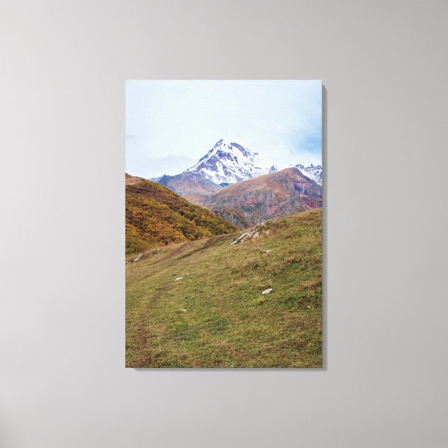 Georgianische Landschaft Leinwanddruck (Vorderseite)