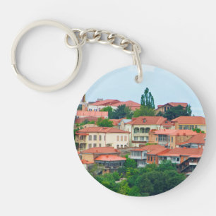 Georgianische Stadtlandschaft Schlüsselanhänger