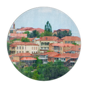 Georgianische Stadtlandschaft Schneidebrett