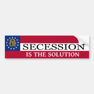 Georgiasecessions-Autoaufkleber Autoaufkleber