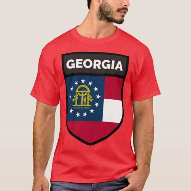 GEORGIEN-ABZEICHEN T-Shirt (Vorderseite)