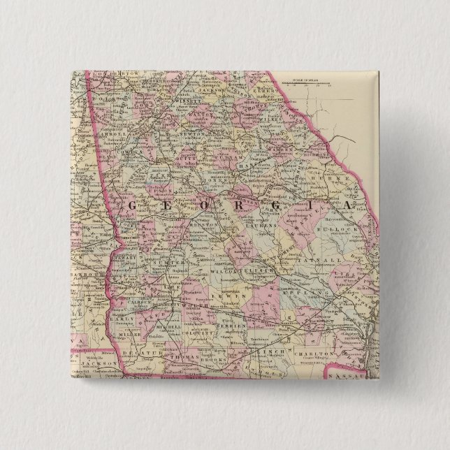 Georgien, Alabama Button (Vorderseite)