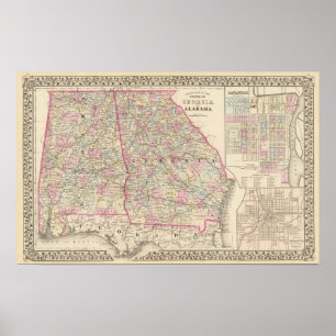 Georgien, Alabama Poster