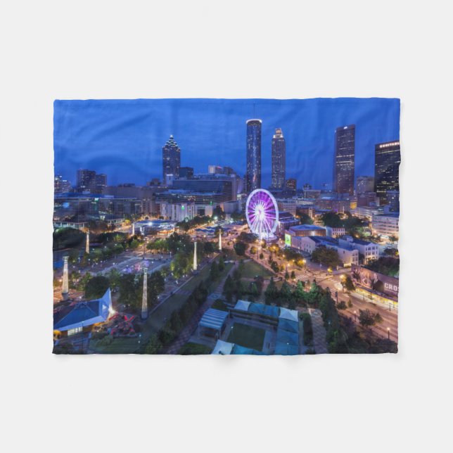 Georgien, Atlanta, hundertjähriger Olympischer Par Fleecedecke (Vorderseite (Horizontal))