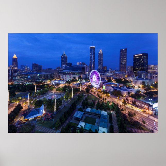 Georgien, Atlanta, hundertjähriger olympischer Par Poster (Vorne)