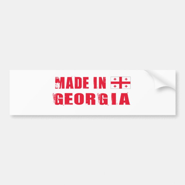 GEORGIEN AUTOAUFKLEBER (Vorne)