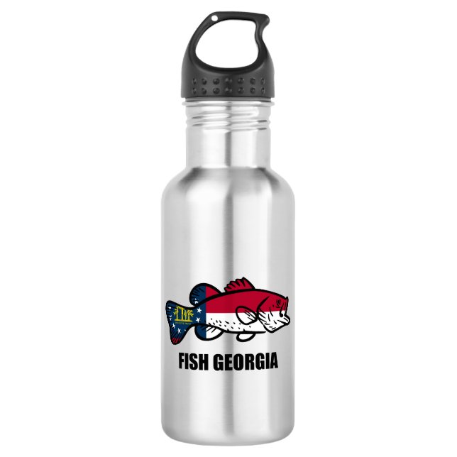 Georgien Edelstahlflasche (Vorderseite)