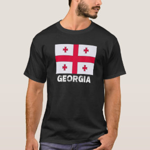 Georgien Flag Unterstützung georgischer Volksfraue T-Shirt