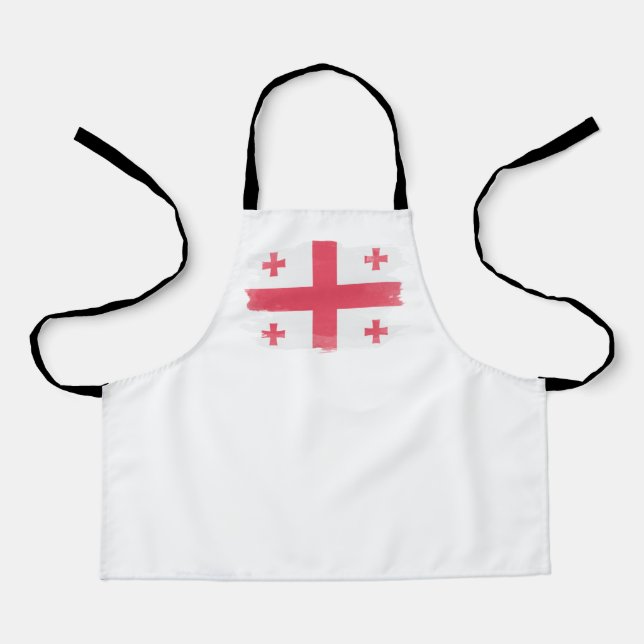 Georgien-Flagge Schürze (Vorderseite)