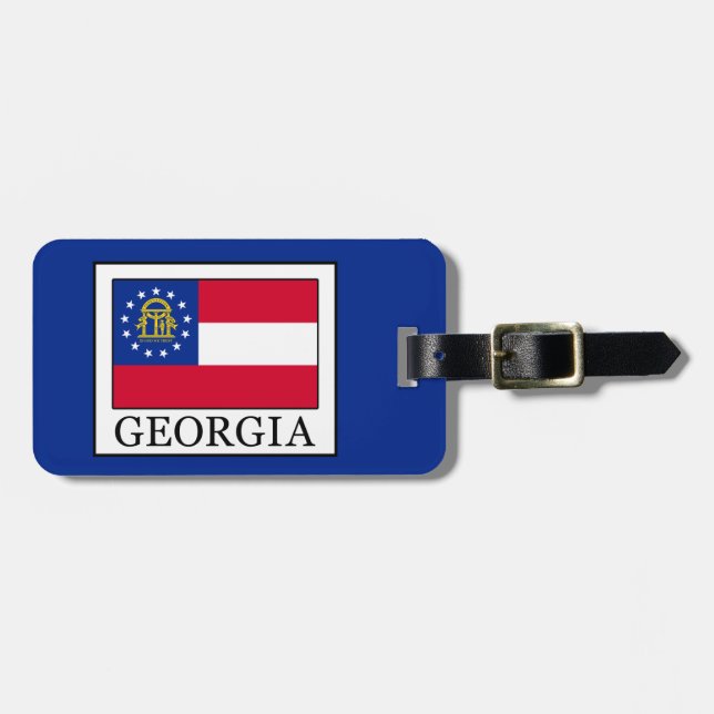 Georgien Gepäckanhänger (Vorderseite horizontal)