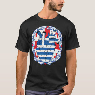 Georgien Griechische Unabhängigkeit Griechenland T-Shirt