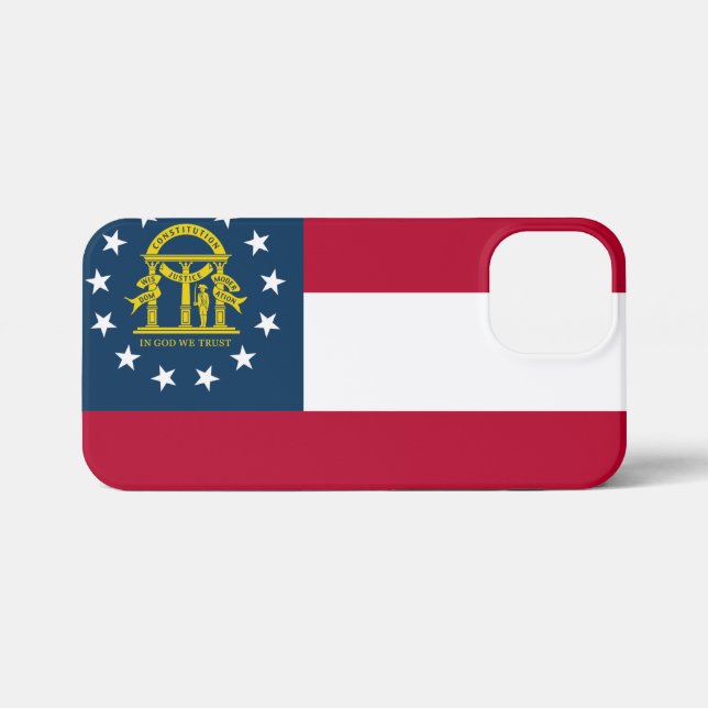 Georgien iPhone 13 Mini Hülle (Rückseite (Horizontal))