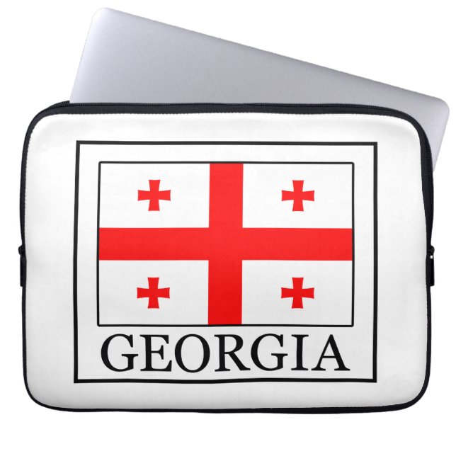 Georgien Laptopschutzhülle (Vorderseite)