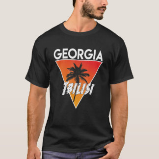 Georgien mit sonnigen Farben T-Shirt