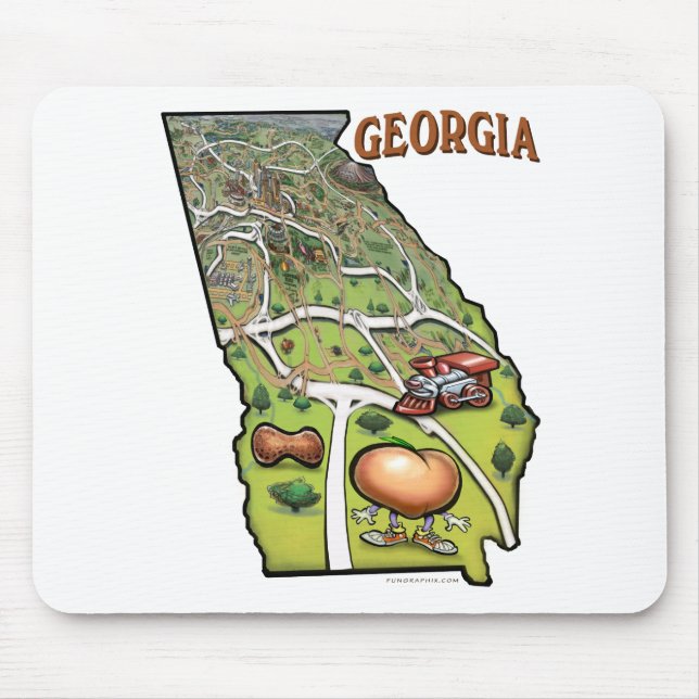 Georgien Mousepad (Vorne)
