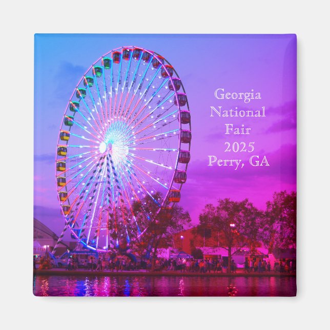 Georgien: Nationale Messe, Perry GA Magnet (Vorne)