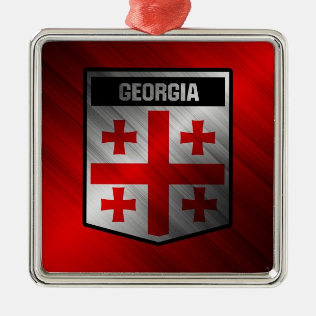 Georgien Ornament Aus Metall (Vorne)
