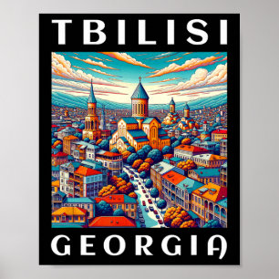 Georgien Reise Und Tiflis  Poster