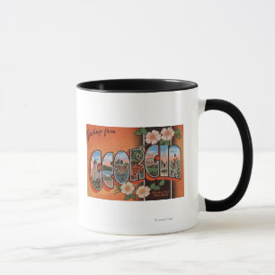 Georgien (Rose Cherokee) - Große Briefmarkenszenen Tasse