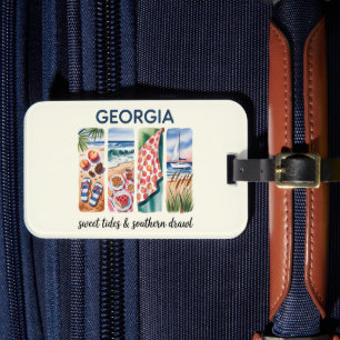 Georgien - Süße Gewürze und Südliche Gewürze Gepäckanhänger