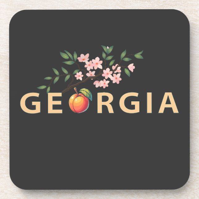 Georgien USA Getränkeuntersetzer (Vorderseite)