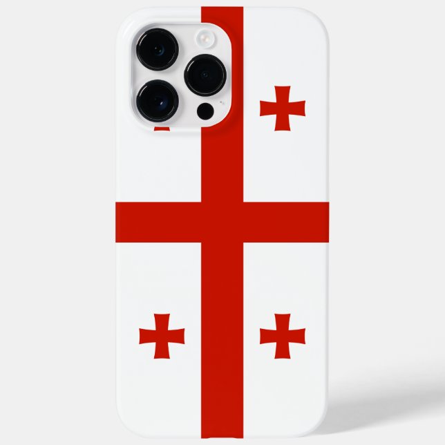 Georgienflagge Case-Mate iPhone 14 Pro Max Hülle (Rückseite)