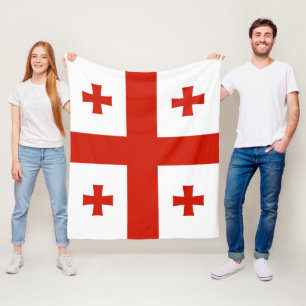 Georgienflagge Fleecedecke