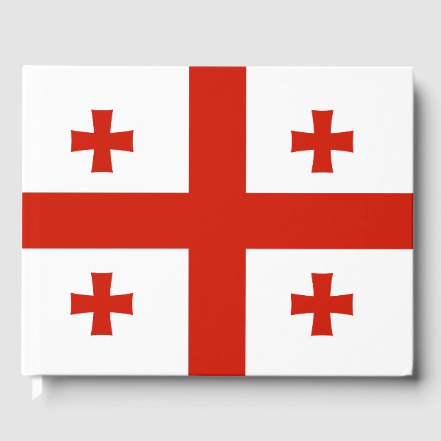 Georgienflagge Gästebuch (Vorderseite)