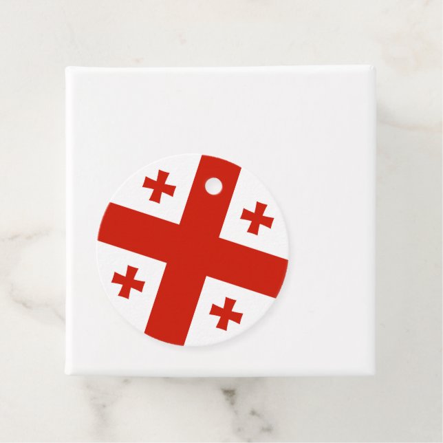 Georgienflagge Geschenkanhänger (Beispiel)