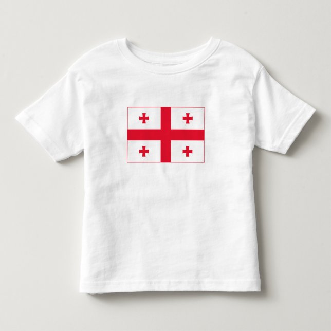 Georgienflagge Kleinkind T-shirt (Vorderseite)