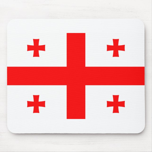 Georgienflagge Mousepad (Vorne)