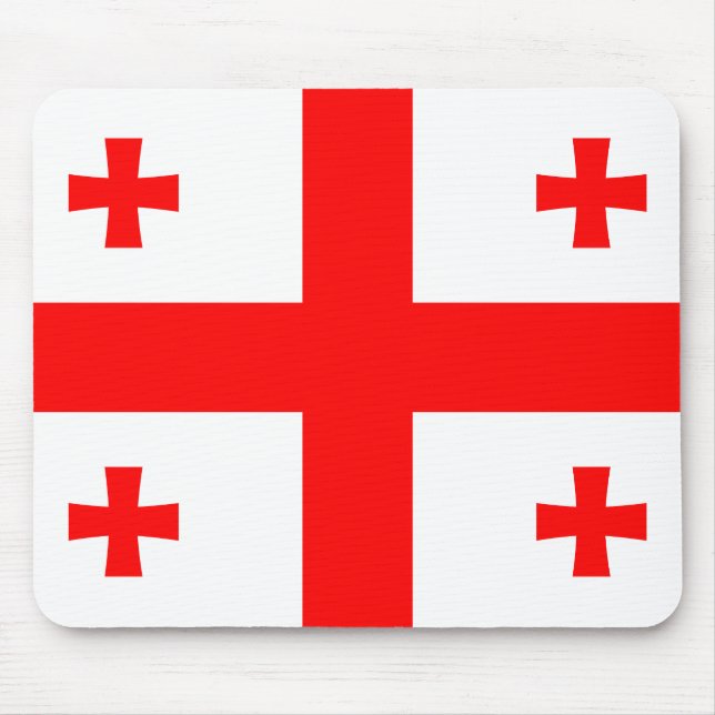Georgienflagge Mousepad (Vorne)