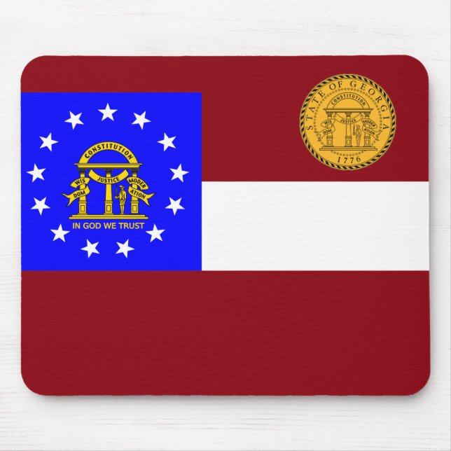 Georgienflagge Mousepad (Vorne)